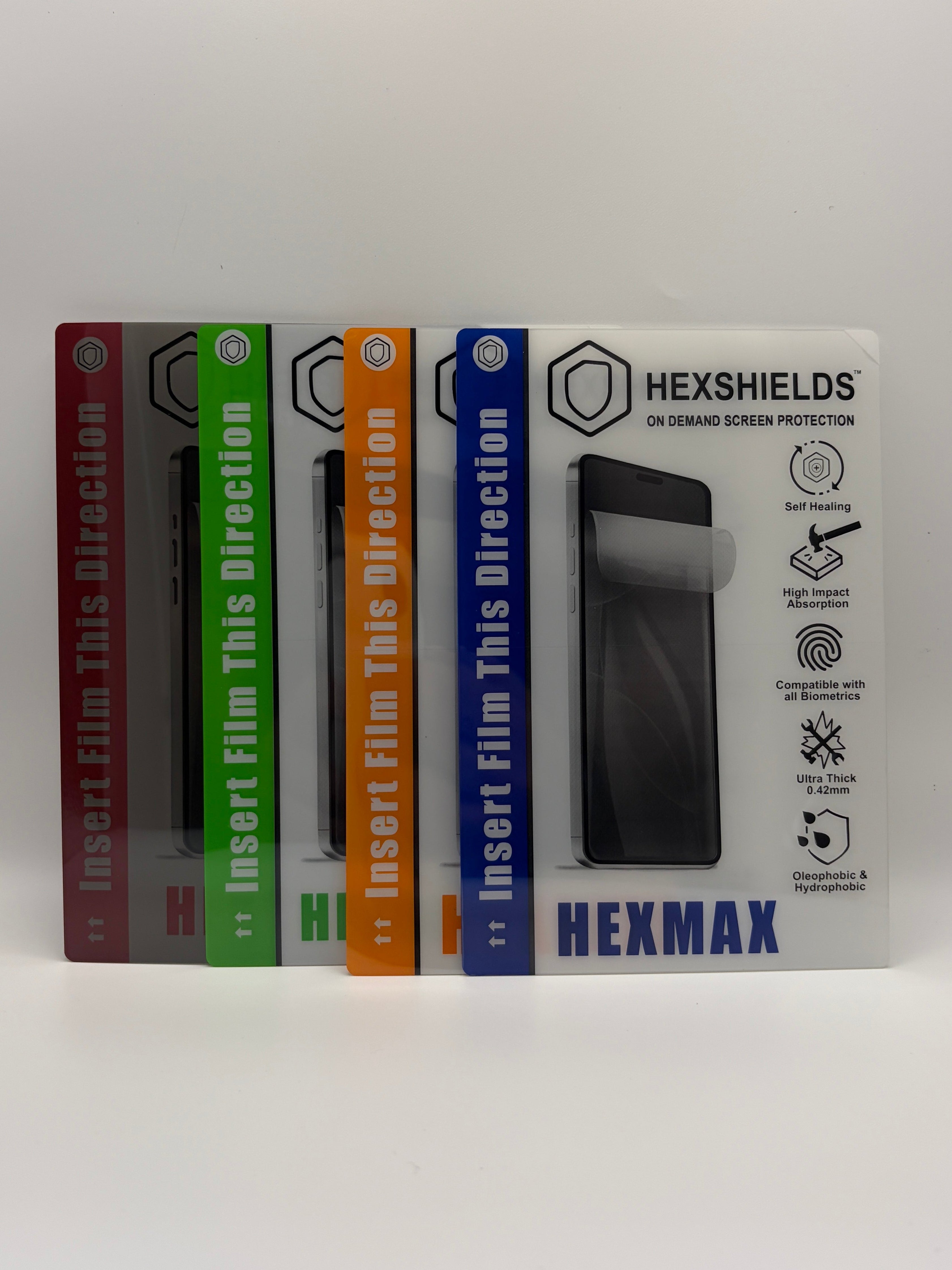 HEXSHIELDS™ Screen protector film 12ct (Sample pack)